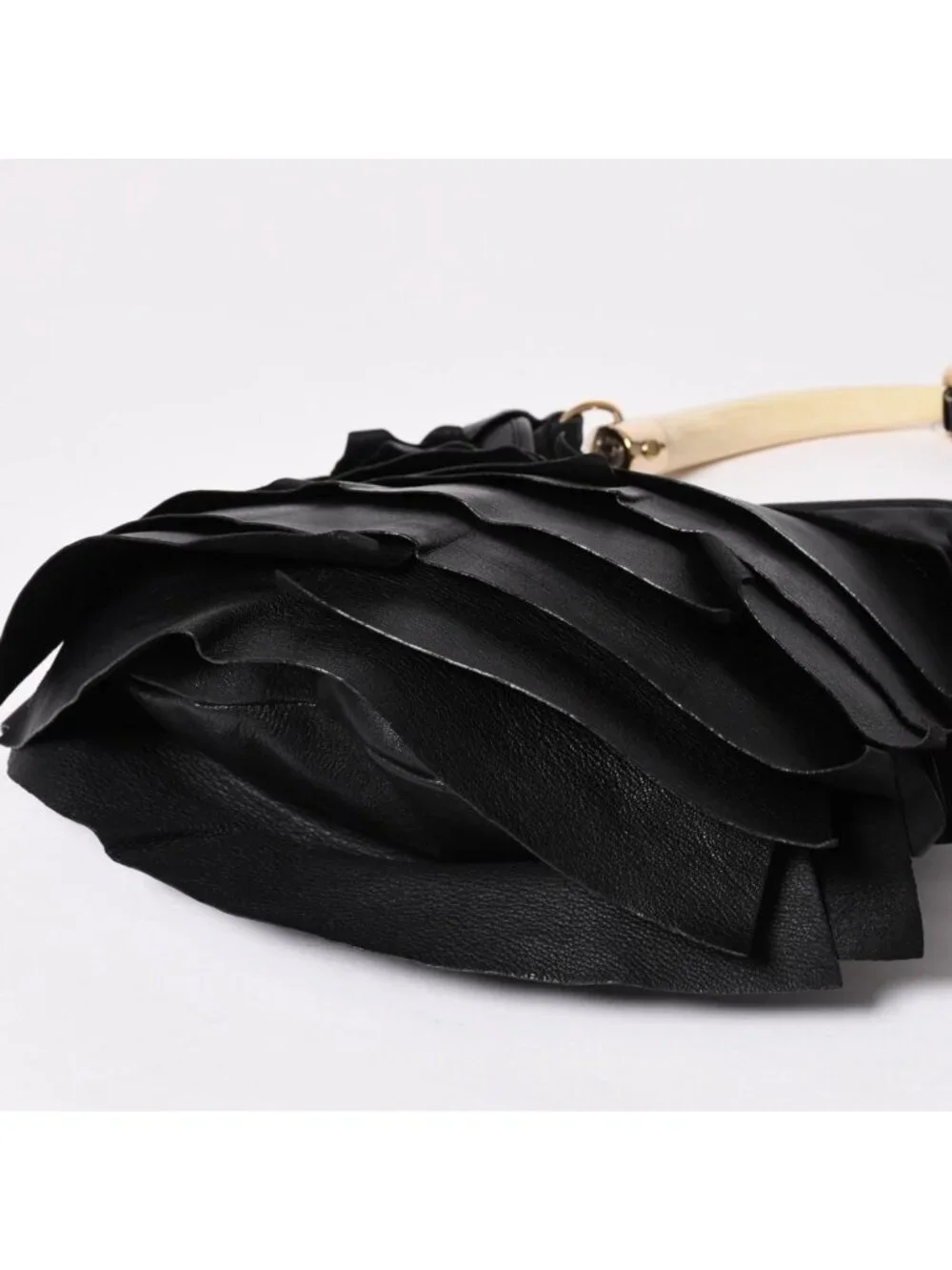 Saint Laurent Mombasa Shoulder Bag Tropez Black